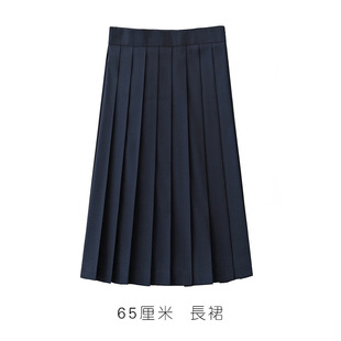 Original jk solid color pleated skirt for top students versatile preppy style A- line skirt basic student short skirt skirt