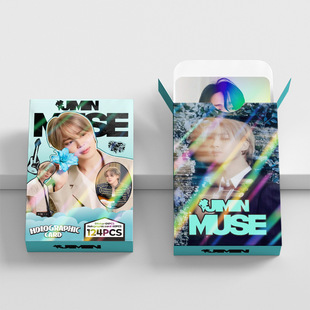 Спот 124 маленькие лазерные карты Пак Джи Хён JIMIN Альбом JIMIN MUSE Star Photo Card LOMO Flash Card