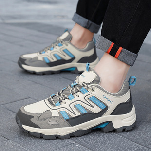2024 New Cross-border Large Size Outdoor Hiking Shoes Couple Style Mesh Breathable Hiking Shoes Cross-country Sports Women's Shoes