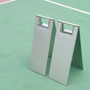 Folding A- shaped stainless steel parking sign Do not park the special parking space is full