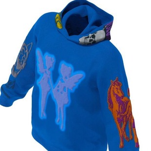 Cross-borDer New European anD American Leisure TrenDyy 3D Digital Printing Sweatshirt Fashion Sports Men's Women's HooDie