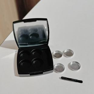 Diy губная помада пустая тарелка тени для век прессование губная помада пустая тарелка с щеткой пробная тарелка порошок для бровей