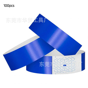 Cross-border explosion 600 paper wristband neon belt waterproof hand strap suitable for all kinds of party multi-color optional