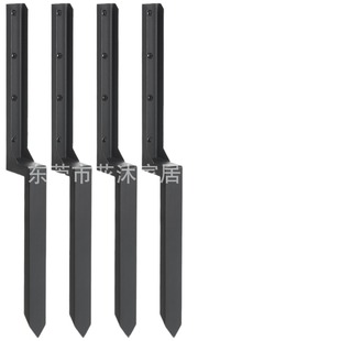 Amazon's New Metal Fence Ground Pile Bracket Wooden Pile Fracture Repair Repair Kit Heavy-duty One-piece Ground Nail