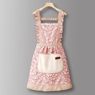 ✅ Smock Women's New Winter Apron Kitchen Home Long-Sleeved Cooking Fashionable Work Clothes Catering