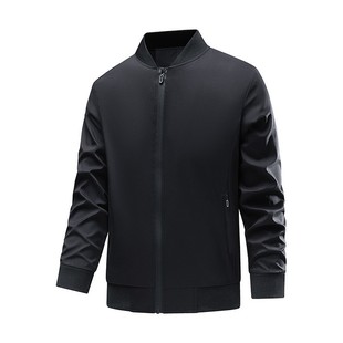 Autumn Men's Baseball Jacket Korean-style Slim-fit Solid Color All-match Flying Suit Men's Coat Thin Outer-wear Jacket