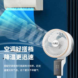 Air circulation fan household electric fan vertical remote control fan floor fan shaking head head new generation of hair