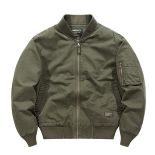 2024 New Cross-border American Aviator Jacket Baseball Jacket Cotton-padded Jacket Thickened Jacket Tooling Trendy Brand Men's Top