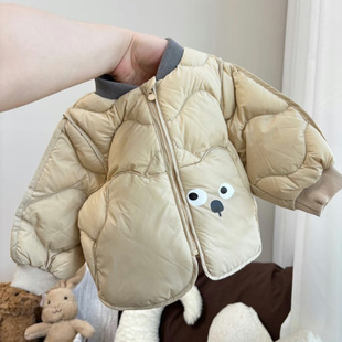 New Year Cotton Coat Baby Children's Cotton Coat Boys' and Girls' Jacket 2024 Spring and Autumn New Korean Style Cotton Coat