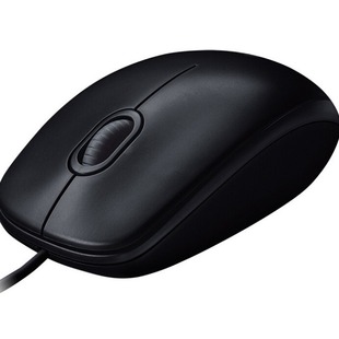 Применимо к блистерной герметичной 1,8 м ноутбуку Logitech M100R, офисному домашнему USB-проводной черно-белой мыши