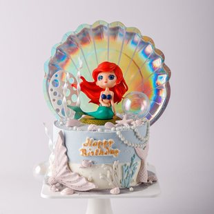 Cake model 2024 new net red fruit cartoon silicone mold fake birthday window samples can be