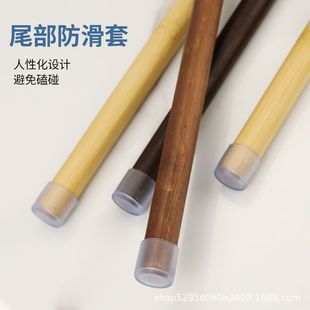 Home Long Bamboo and Wooden Clothes Rod Distinctive Creative Clothes Fork Rod Balcony Integrated Clothes Picking Clothes Rod Clothes Drying Rod Ya Fork Wooden Stick