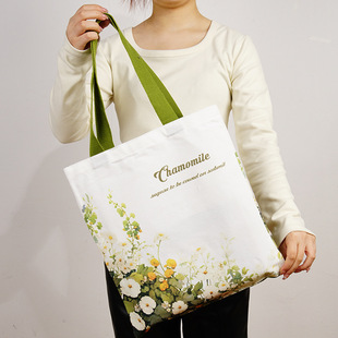 Urgent blank canvas bag custom high-end feeling hand-to-hand gift canvas bag portable environmental protection shopping bag custom printed logo