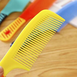Cute Straight Hair Comb Cartoon Girl's Fine Teeth Hair Comb Household Girl's Long Hair Special Student Girl's Hair Comb