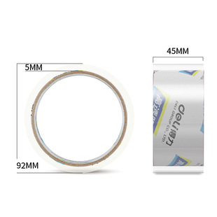 Deli sealing tape high permeability 45mm thick packaging large roll stationery office tape 6cm high adhesive tape wholesale