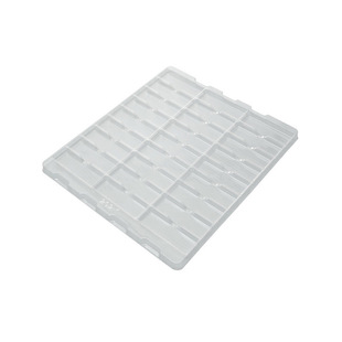 Dongguan manufacturers transparent anti-flame retardant blister tray electronic products accessories long polymer turnover plate lining