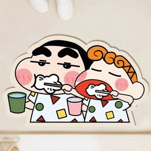 Мультяшный Crayon Shinchan Водопоглощающий коврик для домашней диатомовой грязи коврик для ванной комнаты быстрый сухой противоскользящий коврик для ног