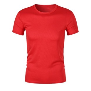 Pure Cotton T-Shirt Customized Round Neck Quick-drying Work Clothes Printed Logo Breathable Marathon Running Short-sleeved T-shirt
