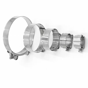 201 stainless steel hose hoop 304/316 stainless steel strong hoop European strong hoop single head clamp hose hoop pipe hoop