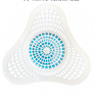 Men's toilet urinal bucket deodorant aromatic ball filter triangular block deodorant block artifact urine bucket splash pad