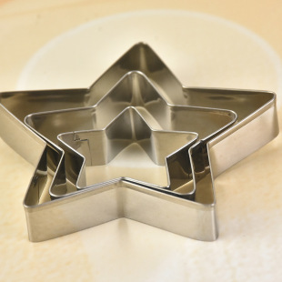 Easter biscuit mold 12-piece set angel biscuit mold pastry baking five-pointed star biscuit cutting mold