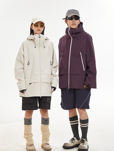 Bo Xihe's same style assault clothing for women 24 new spring and autumn DuPont three-proof windproof waterproof mountaineering clothing for men