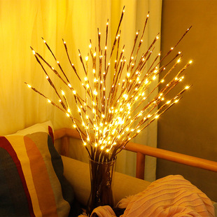 New Strange Simulation Branch LED Light Retro ins Room Layout Decorative Light Creative Bedroom Room Night Light