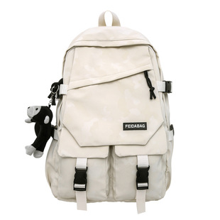 Schoolbag Men's Korean-style College Students High School Students Large Capacity Junior High School Students Ruiying Backpack Backpack Women's Ins Computer Bag