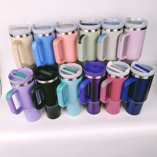Stainless Steel 2oz Spirits Cup 20oz Children's Suck Cup 20oz Handle Car Cup 40oz Large Capacity Ice Cup