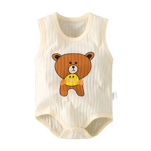 Baby sheath jacquard cotton thin summer outing triangle romper Southeast Asia hot selling thin factory straight hair