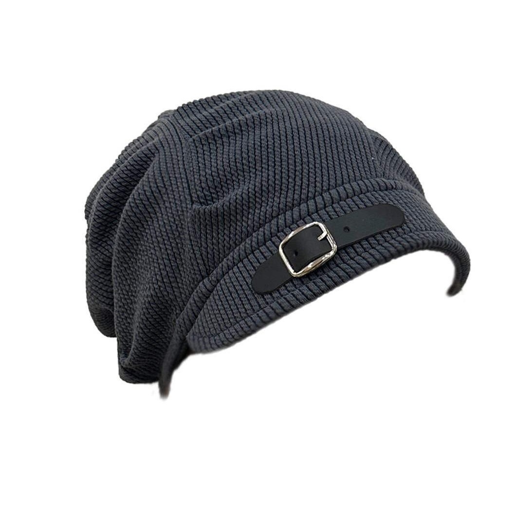 Autumn and Winter New Style Beanie Hat for Large Head Circumference, Fashionable Cold Weather Hat for Square and Round Faces, Korean Style Beret