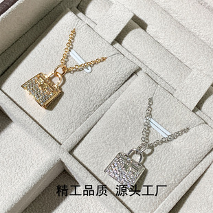 High Edition H Home полна бриллиантов Kelly Kelly Light экстравагантная сумка колье темперамент Seiko Chain Rose Platinum Rose Chain