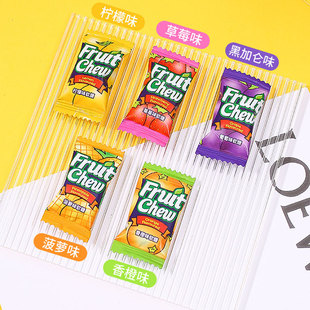 Juice Fudge Mixed Flavor Fruit Flavor Assorted Candy Wedding Candy Wedding Year Goods Bulk Casual Snacks