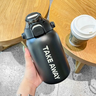New luxury BIG vacuum cup 304 stainless steel creative simple portable BIG kettle men and women sports outdoor 850ml