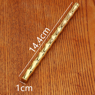 Vintage Bamboo Pen Pure Brass Pen Metal Pen Pen Neutral Business Sign Pen Student Personalized Stationery Engraving