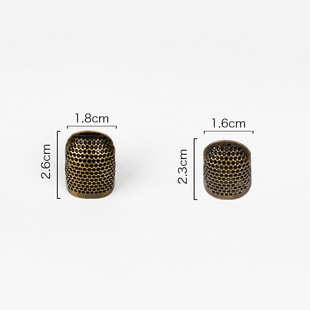 Hand Ring Finger Cover Household Sewing Ring Metal Thimble Gold Finger Cover Copper Ring Thimble