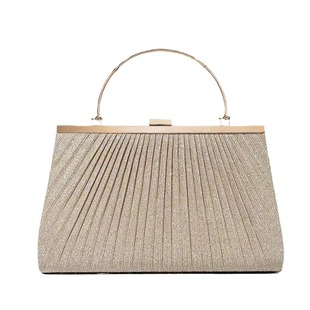 in stock cross-border e-commerce socialite temperament handbag pleated wedding banquet bag portable shoulder diagonal evening bag