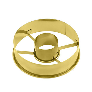 Factory in stock direct sales stainless steel 430 mousse circle round cookie chocolate cake mold baking tools