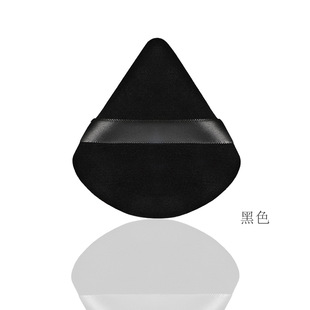 Air cushion powder puff small triangle crystal velvet velvet wet and dry dual-purpose finger powder puff honey powder soft