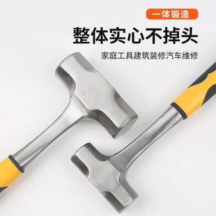 Factory supply hammer pure steel integrated octagonal hammer hand hammer masonry sledgehammer solid iron hammer large hammer