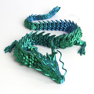 3d printing Chinese dragon toy ornaments environmental protection activities joint dragon gift crafts Amazon cross-border wholesale