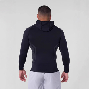 YOUNGLA Warrior Skinny Hoodie Jogger Gym Sports Fitness Stretch Sweatshirt Training Coat