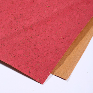 Natural environmental protection printing cork cloth color cork cloth shoe material for luggage special cork leather cork cloth factory wholesale