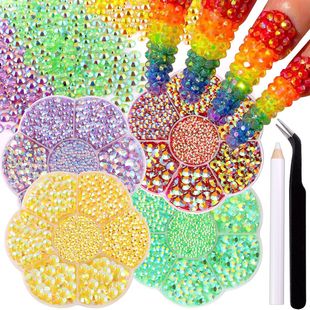 Cross-border nail art jewelry candy resin flat drill violent bear cup toy hand-stick drill diy material wholesale