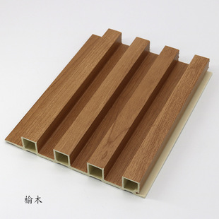 Eco-wood Great Wall 160 Grille Panel Background Wall Decorative Panel Concave-convex Bamboo Fiber Wall Panel Ceiling Material
