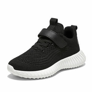 Boys shoes 2024 Spring Children's mesh shoes mesh breathable girls sneaker Primary School students Black shoes double mesh black