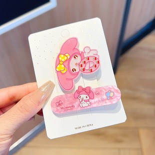 2 поддержки ~ Новая мультяшная заколка для волос Sanrio милые детские челки