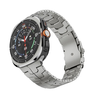 For Samsung Galaxy Watch 7 Ultra Iron Man Strap Watch7 47mm Titanium Wristband