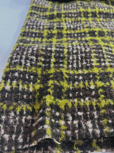 Spot Woolen Thorn Woolen Large Plaid Outwear Clothing/shoes, Hats/luggage Fabric