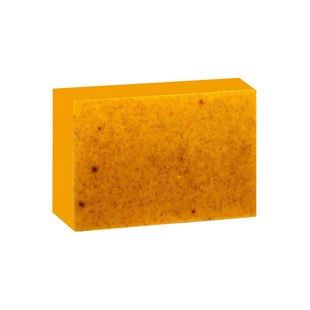 Cross-border explosions turmeric soap kojic acid soap lemon turmeric soap cleaning bath face handmade soap ginger particles soap
